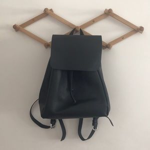 Zara leather backpack